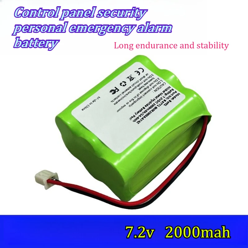 

2000mAh 7.2V Nickel Hydrogen Battery 2GigGo GC2 \ 2GIG-CP2 Control Panel Security Personal Emergency Alarm Rechargeable Battery