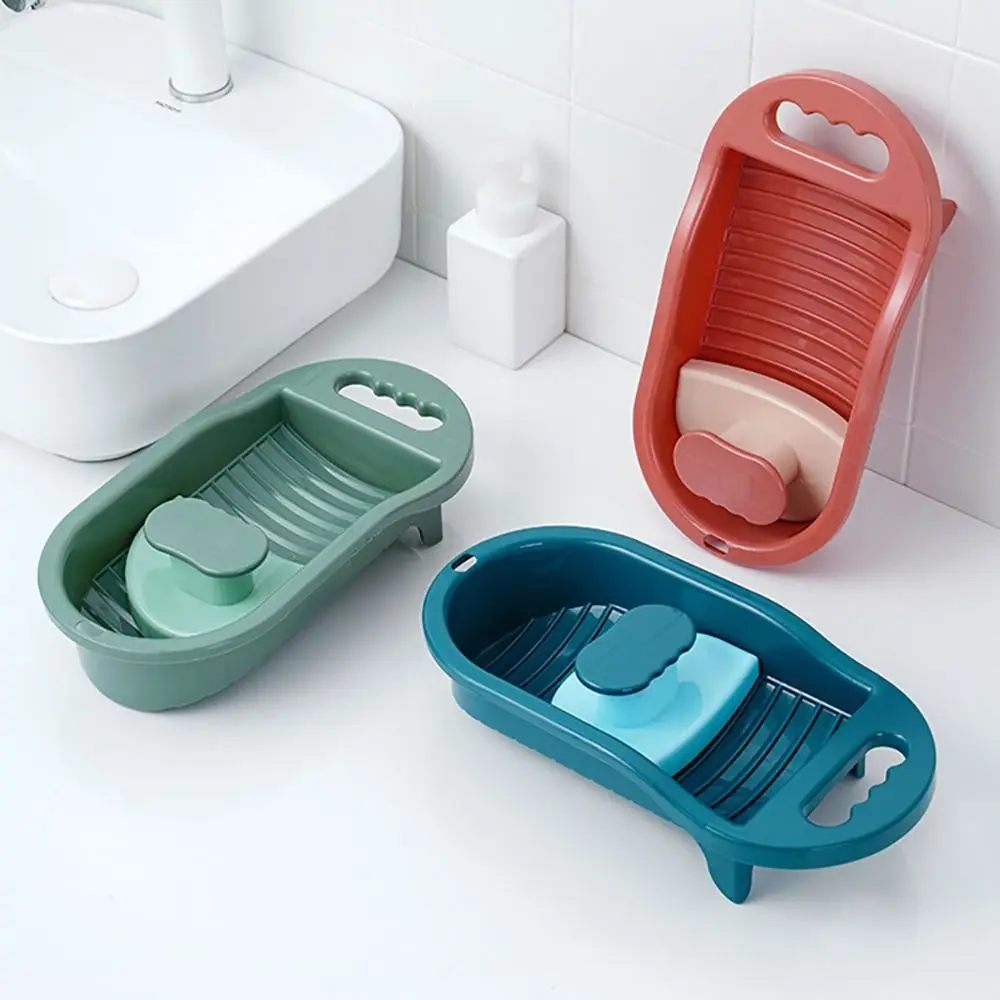 Multicolor Underwear Washboard Plastic Thicken Material Laundry Tool Cleaning Tool Antislip Socks Washboard Bathroom Accessories