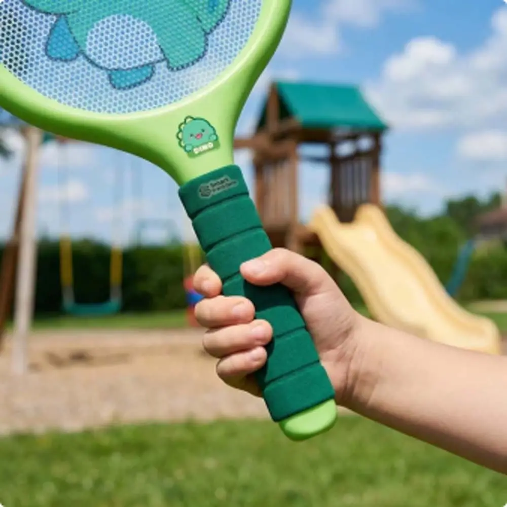 Comfortable Handle Badminton Tennis Set Anti-slip Portable Plastic Rackets with Ball Easy To Grip Tennis Balls