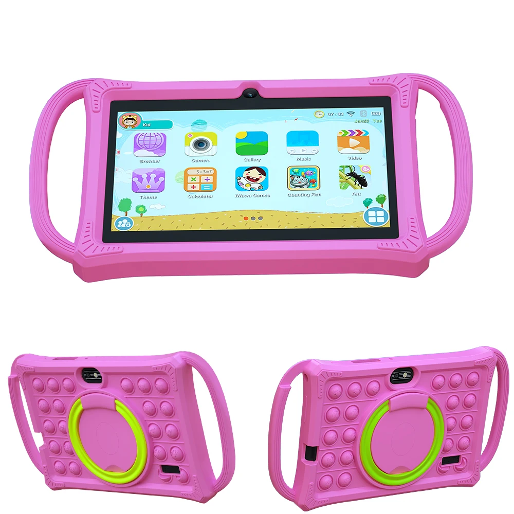 7.0 Inch Tablet PC Quad Core 4GB RAM 64GB ROM Children's best Gifts Android 12 Kids Game Educational Learning Tablets