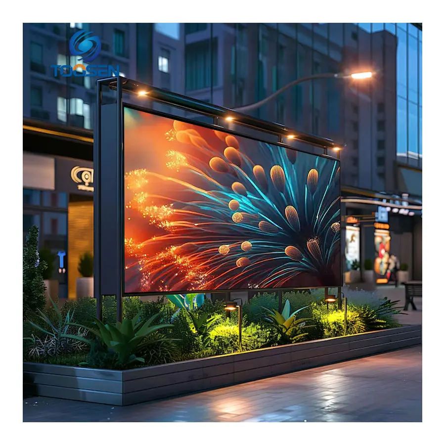 High Quality Ultrathin Outdoor Fixed Waterproof LED Video Wall Full Color 960x960mm Dustproof Exterior LED Display Screen Panel