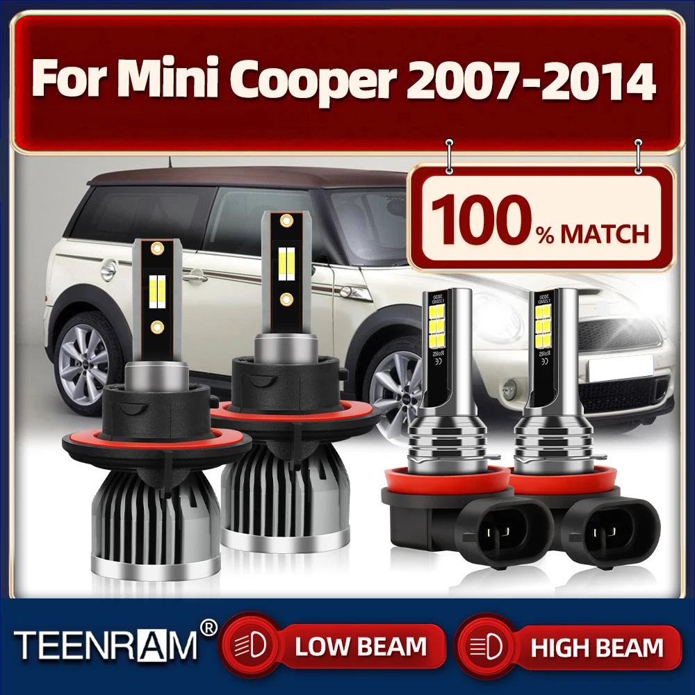 

LED Car Headlight Bulbs 40000LM Auto Headlamps 6000K Auto Fog Lamps 12V For Mini Cooper 2007 2008 2009 2010 2011 2012 2013 2014