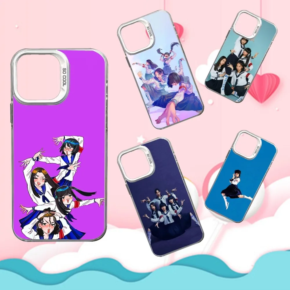 

A-Atarashii Gakko JPOP Phone Case For iPhone 16,15,14,13,12,11,Mini,Pro,SE,MAX White Matte Shockproof Cover