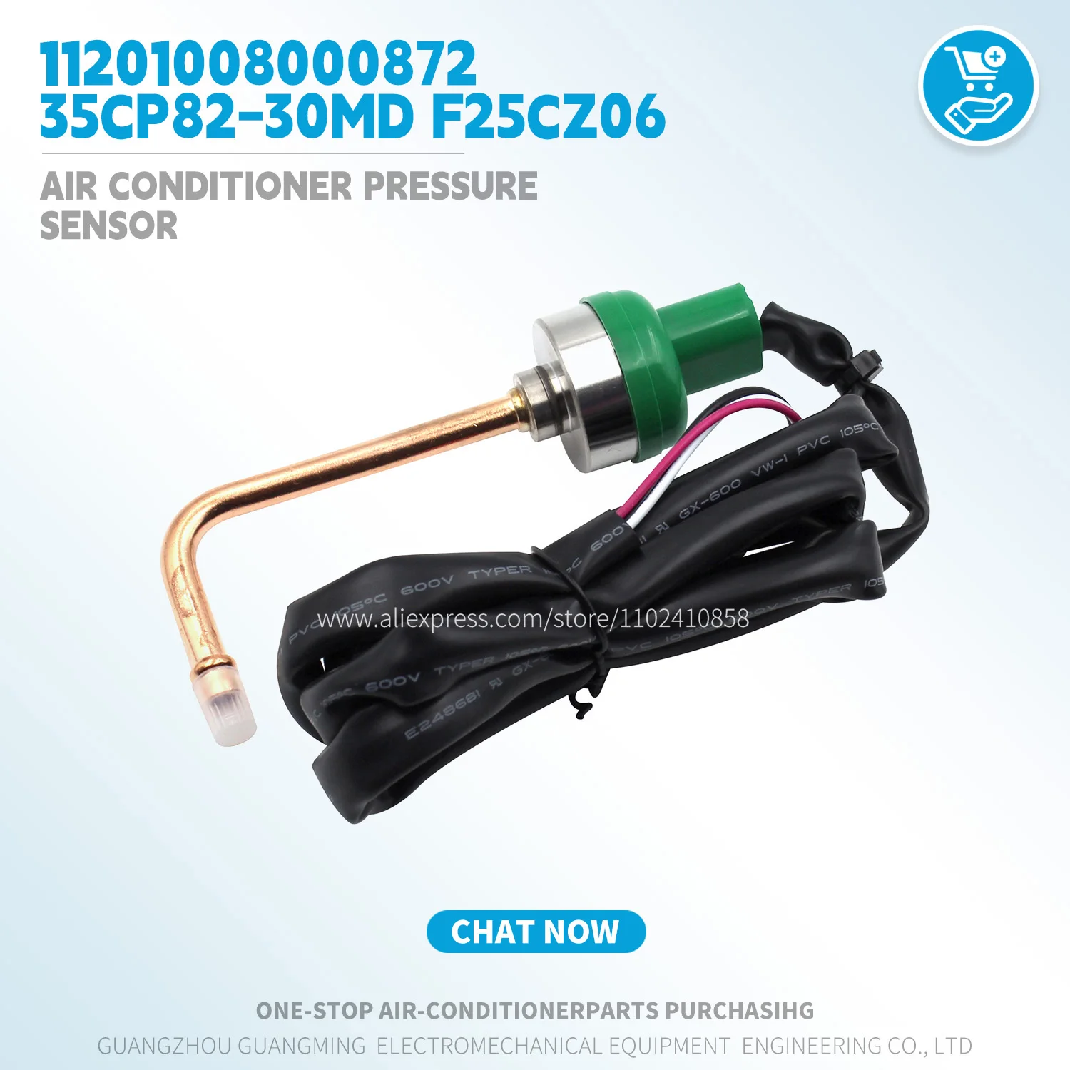 

for Trane air conditioner Pressure Sensor 11201008000872 35CP82-30MD F25CZ06 0-2MPaG Transducer switch Controller Protection