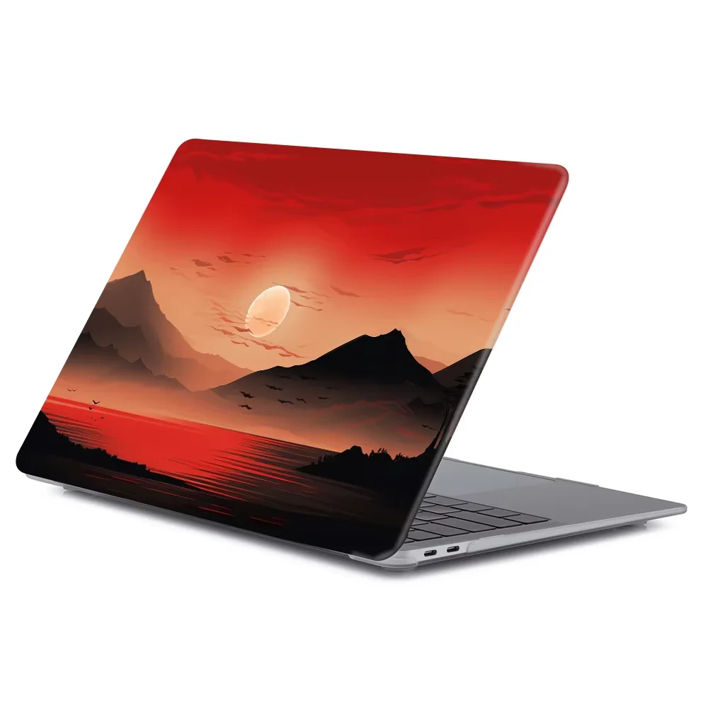 Scenery Laptop Case for MacBook Pro 14 M5 2025 Case M2 M3 A3112 Hard Shell for MacBook Air 13 M4 13.6 15 A3241 Printing Case
