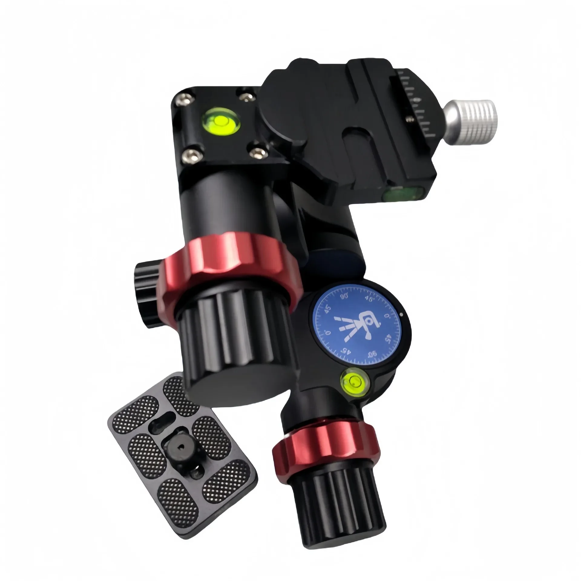 Three-dimensional Gear Head PTZ Magnesium Alloy SLR Photography Tripod Panoramic Photography Head Three-way Precise