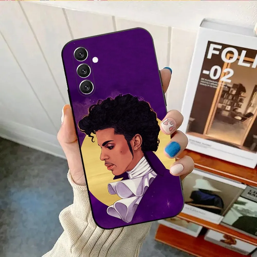 Prince Singer Rogers Nelson Phone Case For Samsung Galaxy A13,A21s,A22,A31,A32,A52,A53,A71,A80,A91 Soft Black Cover