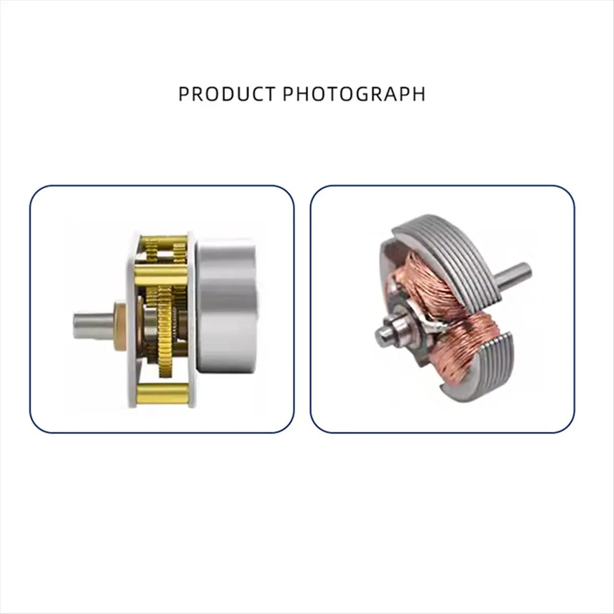 Hot Sale Miniature Brushed DC Motor 4142-300 3V Slow Gear Reduction Small Motor with Speed Regulation Support 55RPM