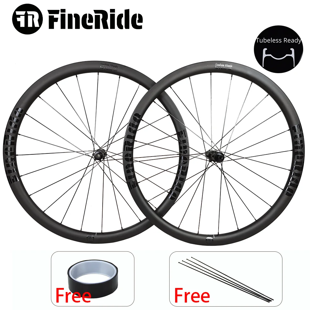 

700C Carbon Road Wheelset Disc Brake Center Lock Gravel Wheels Travel Cycling High Rigidity Carbon Fiber Wheelsets Disk wheel