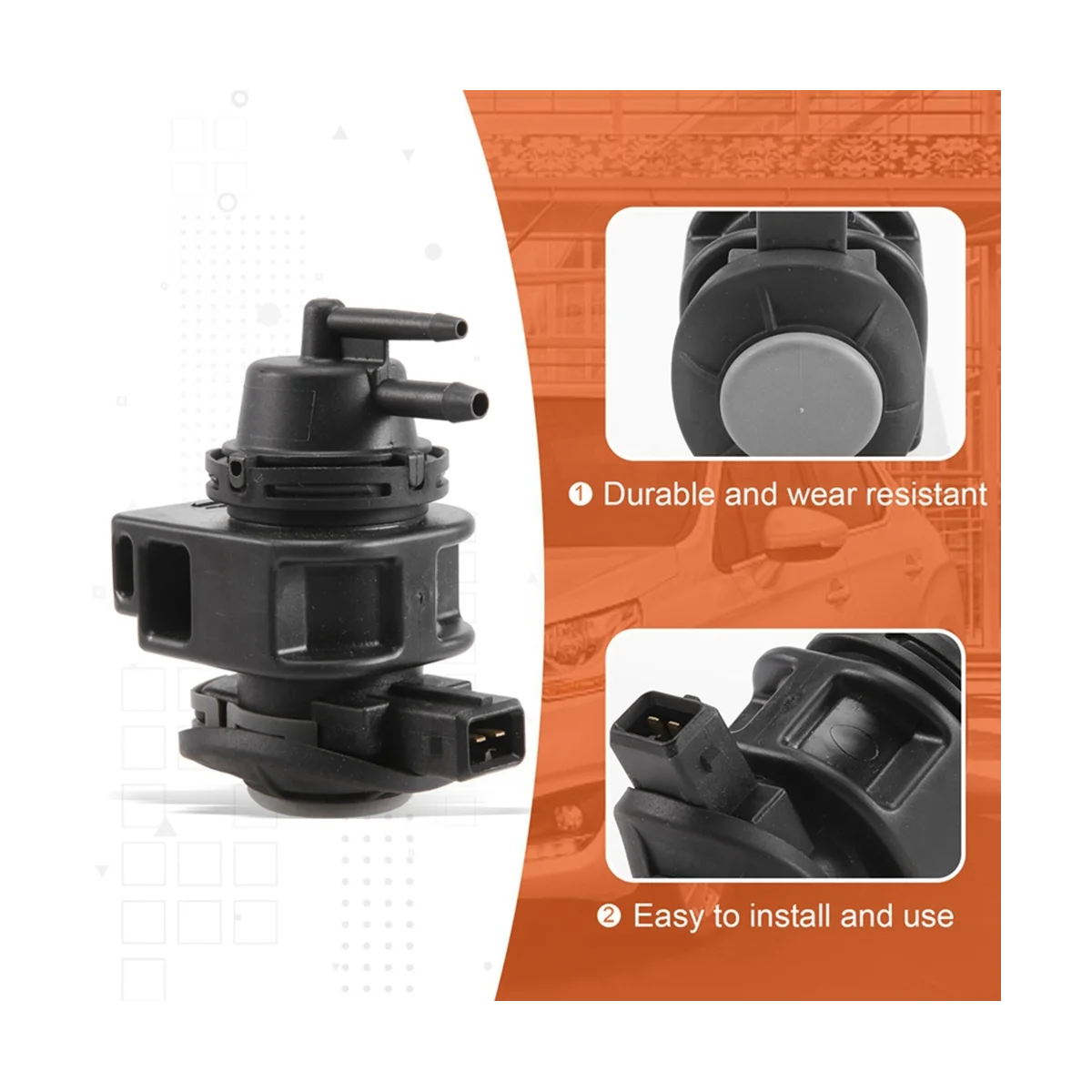 صمام الملف اللولبي لضغط توربو لرينو ، كليو ، فلونس ، كانجو ، كوليوس ، لاغونا ، لاتيتودي ، لوجان ، مودوس ، MK2 ، MK3 ، 8200661049