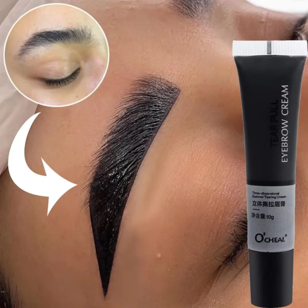 Gel para teñir cejas resistente al agua, maquillaje de larga duración, pigmento para tinte de tatuaje, maquillaje profesional para ojos, maquillaje en crema para cejas negro y marrón