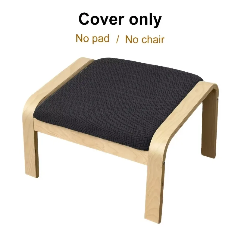 Stretch-Jacquard-Schonbezug für Poang-Stühle, elastischer, waschbarer Lounge-Stuhlbezug, rutschfester Schutz für Poang-Liegestühle mit Holzarmlehnen – Detail 25