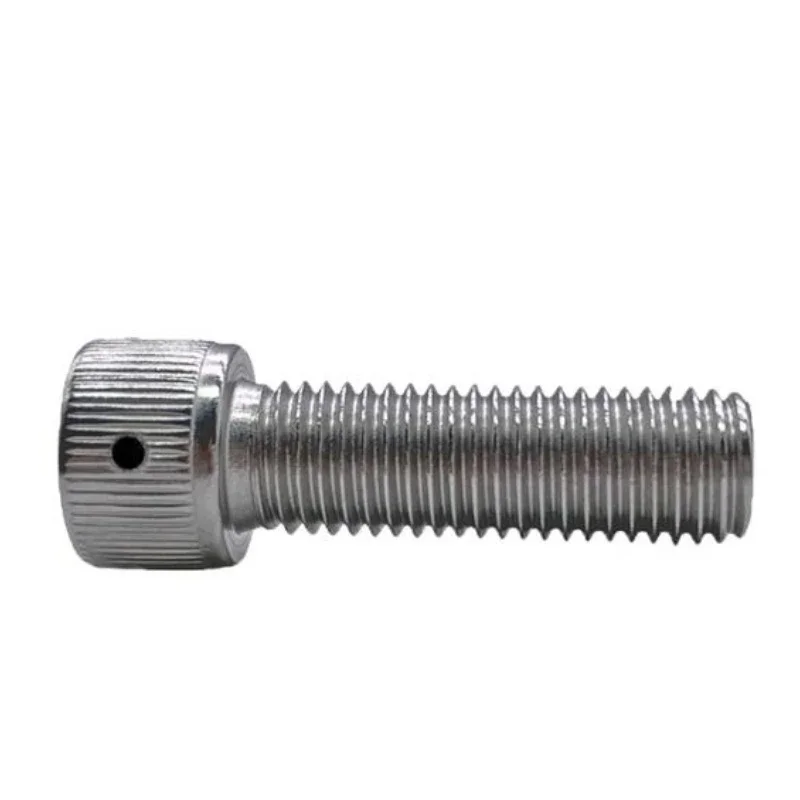 DIN912 304 Stainless Steel Hexagonal Head with Hole Lead Seal Screw Side Hole Anti-trip Stop Screw M2 M2.5 M3 M4 M5 M6 M8 M10