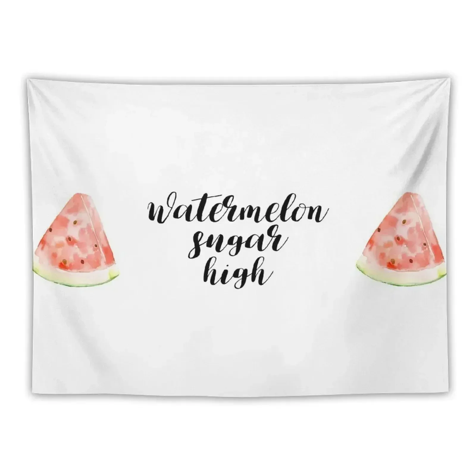 

WATERMELON SUGAR | watermelon sugar high Tapestry Room Aesthetic Decoration Wall Wall Tapestries Tapestry