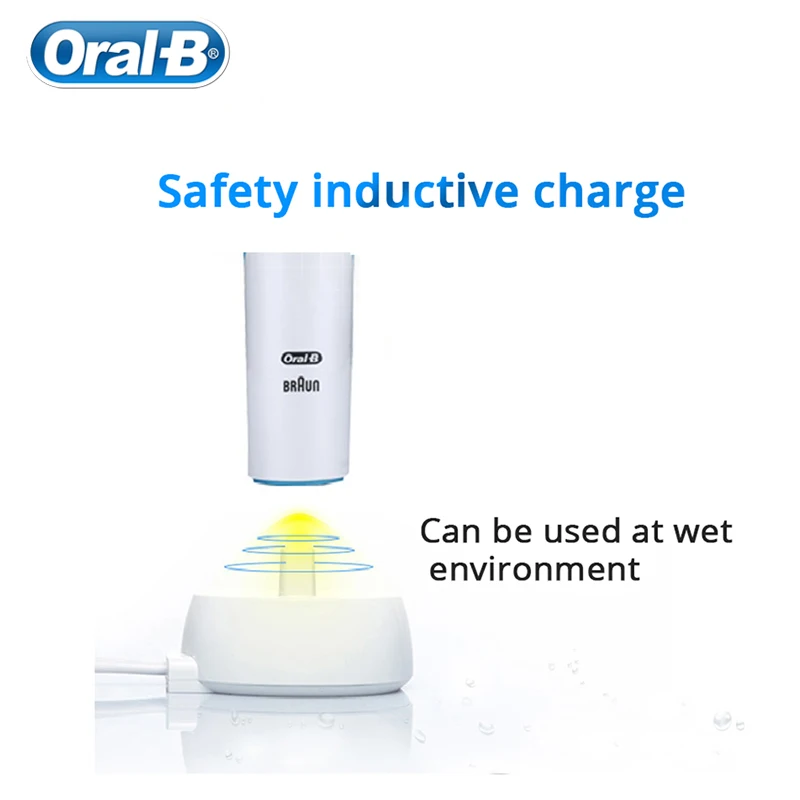 오리지널 구강 B 활력 전동 칫솔, 회전 타입 전동 칫솔, 정밀 청소, 치아 미백, 잇몸 보호