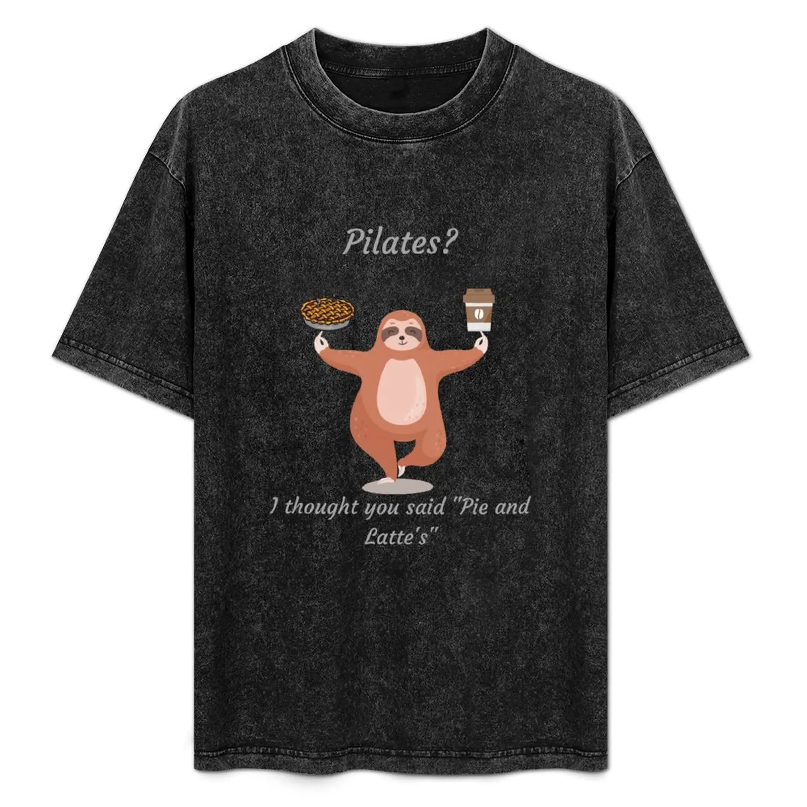 

Sloth Pie & Latte's T-Shirt Breathable Basic Cotton T-Shirt