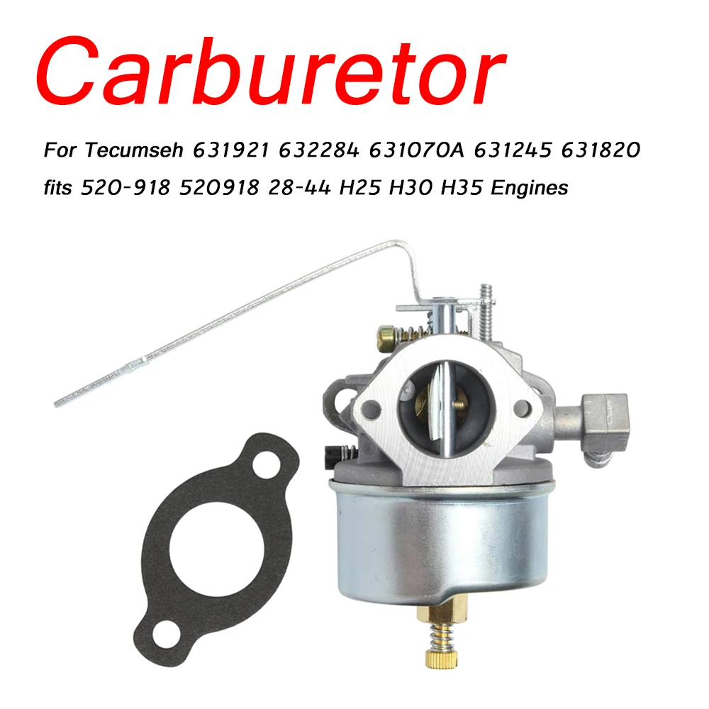 Carburetor Carb For Tecumseh 631921 632284 631070A 631245 631820 fits 520-918 520918 28-44 H25 H30 H35 Engines