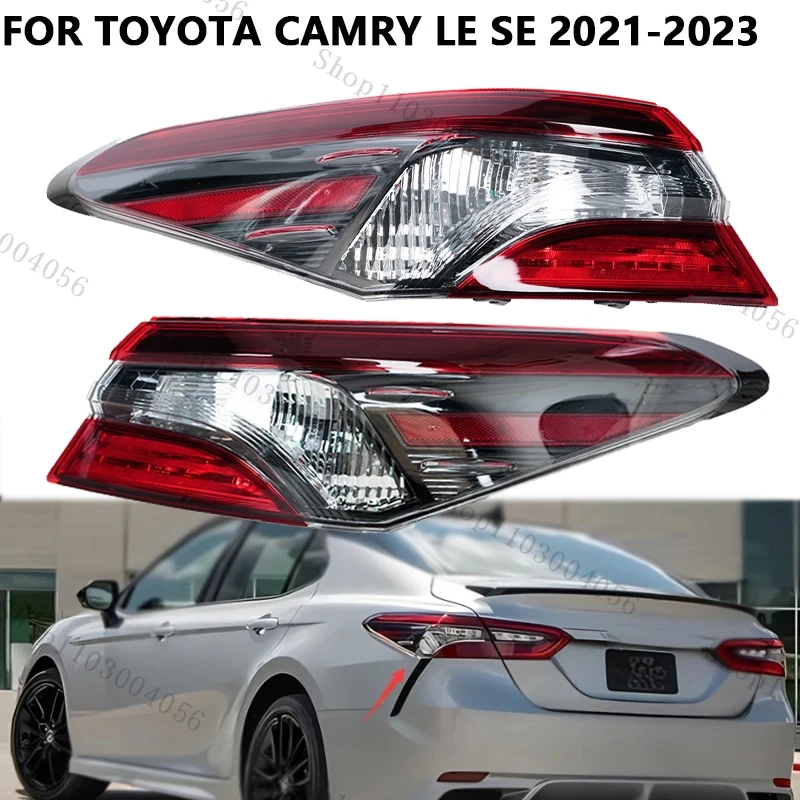 

Rear Lights Halogen Tail Light Brake Turn Signal Lamp Headlights For Toyota Camry LE SE 2022 2023 2021 8156006A20 8155006A20