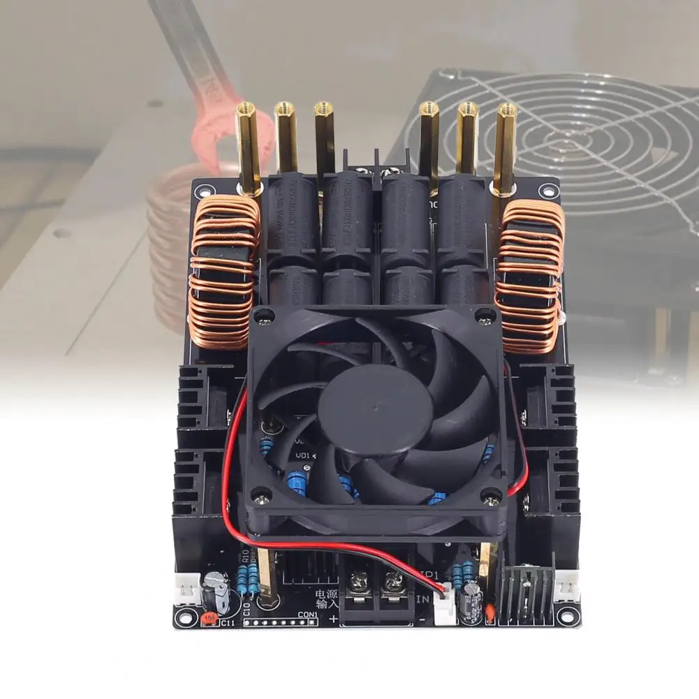 High Frequency Induction Heater Driver 1000W Induction Heating Module with Fan 1000W Induction Heating Machine  Stable