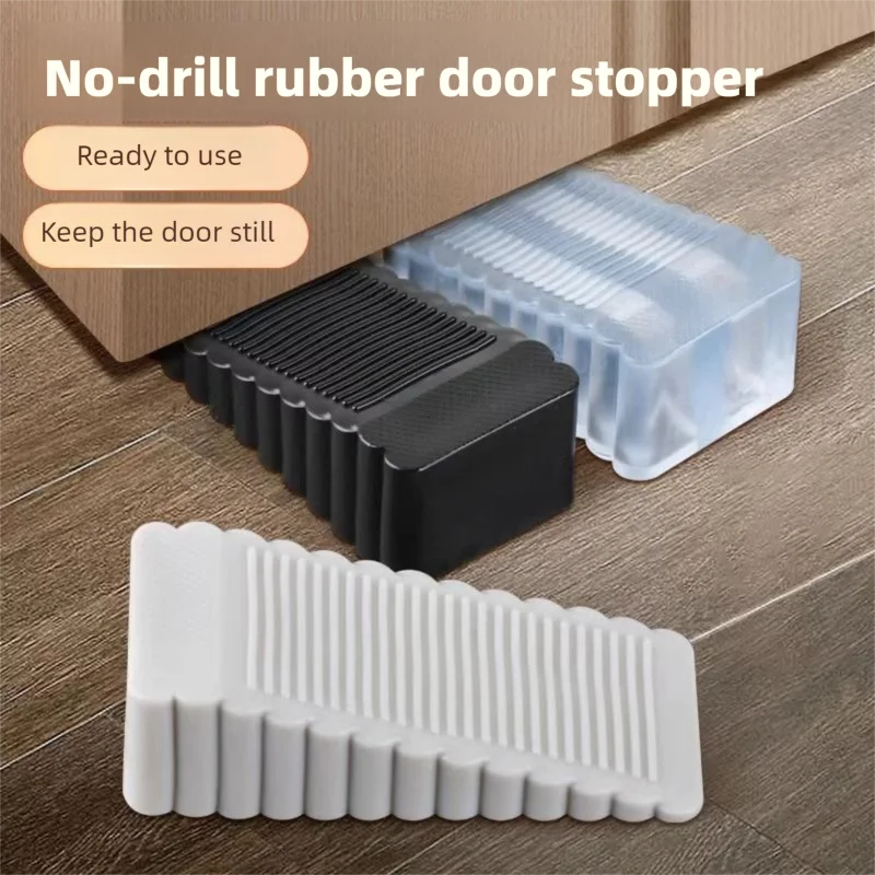 سدادة باب سيليكون إسفينية مانعة للصدمات قابلة لإعادة الاستخدام ممتصة للصدمات للمنزل والمكتب مانعة للطي مانعة للتصادم #1