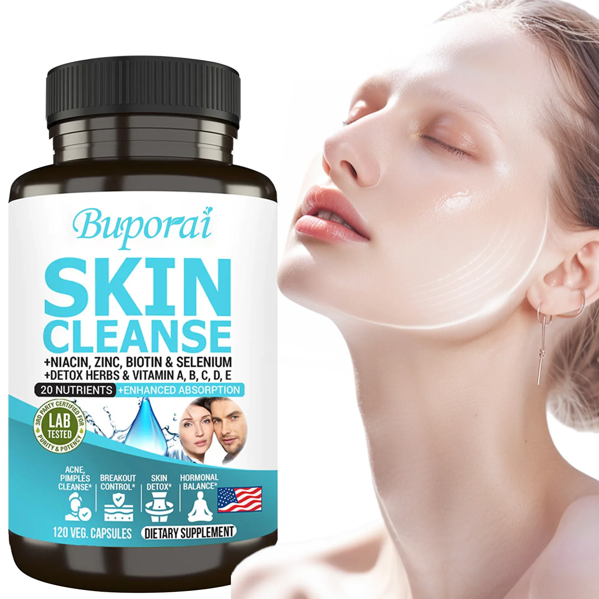 

Добавка для очистки кожи — стимулирование роста клеток, улучшение иммунитета, антиокислительная, детоксикация и восстановление, отбеливание кожи