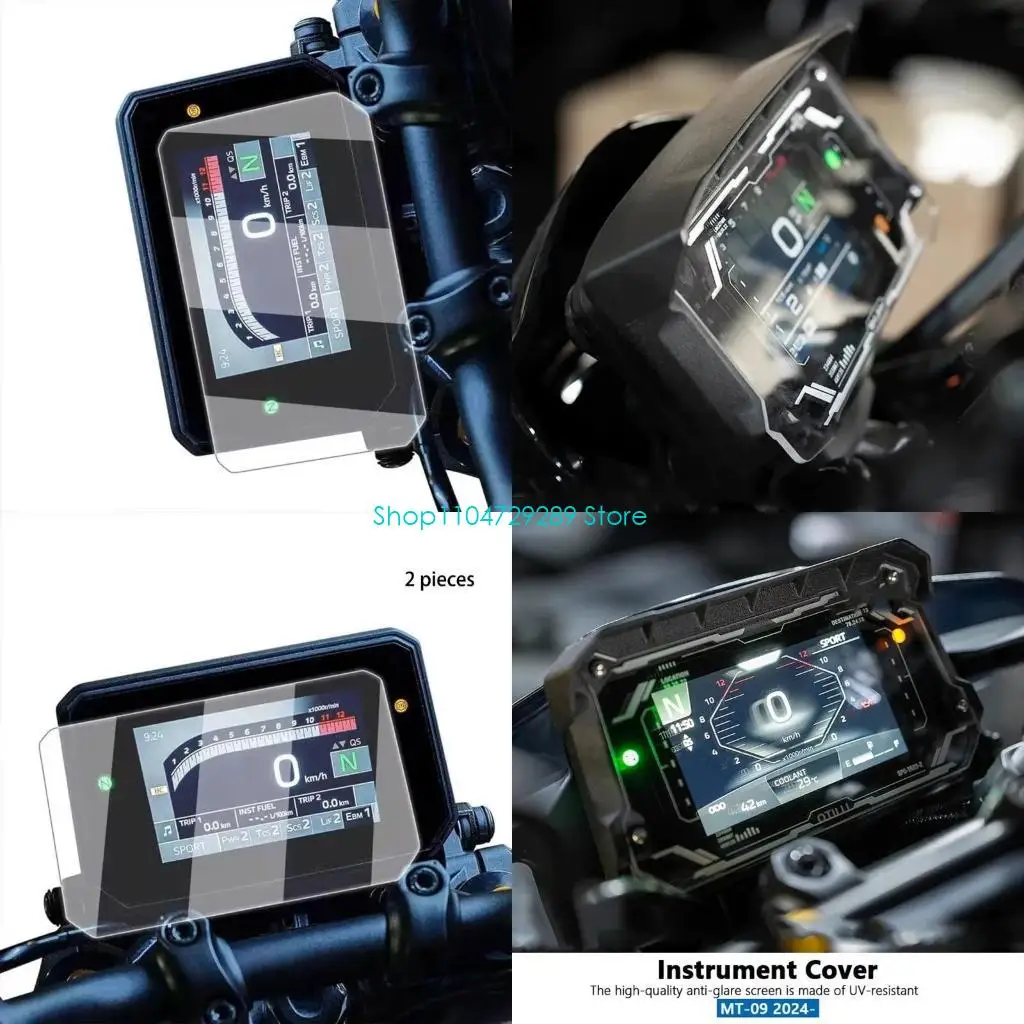 

D8KE Anti Shatter Motorcycle Windshield Protective Film Durability for Tracer 9GT