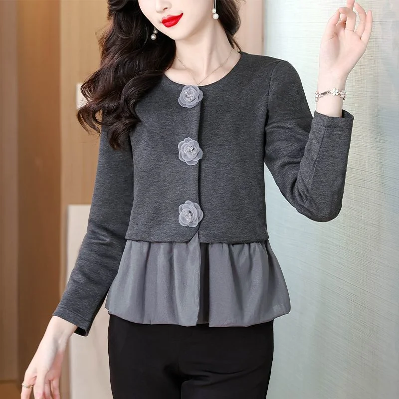 

2025 New Autumn Tops Fashionable Slim and Waist-cinching Long Sleeves Jackets