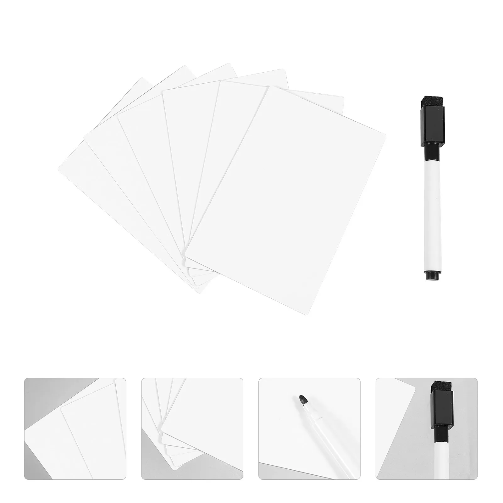 1Set Water Writable Reusable Message Notes Pad Compact Portable Memo Stickers for Home Office School Daily Use to Do List Notes