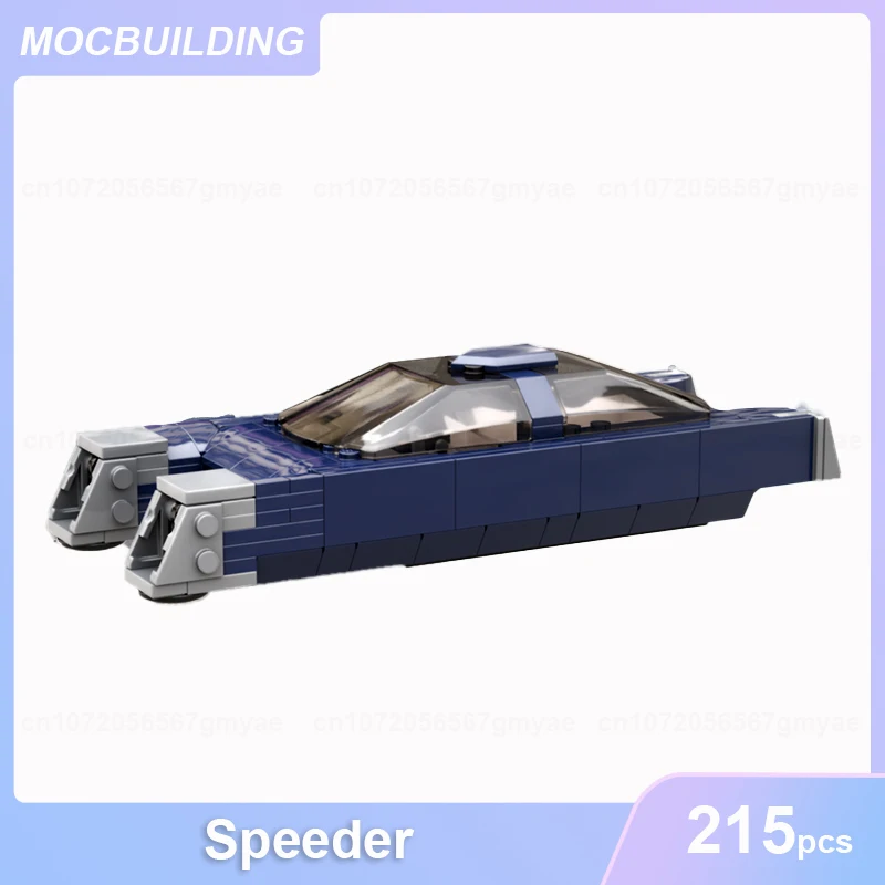 Landspeeder Model MOC Building Blocks DIY Assemble Bricks Educational Creative Display Vehicle Toys Xmas Collection Gifts 170PCS