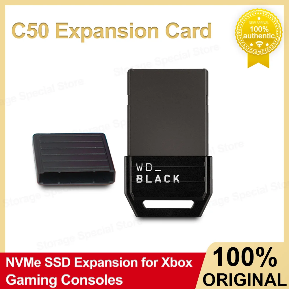 C50 Expansion Card Original WD BLACK 512GB 1TB PSSD NVMe SSD For Xbox Series X|S Quick Resume Expansion Solid State Drive