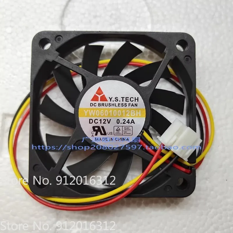 

НОВЫЙ Вентилятор охлаждения для Y.S.TECH YW06010012BH 12V 0.24A 6см 6010 60*60*10мм