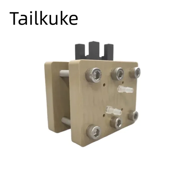 Vanadium liquid flow battery testing device corrosion-resistant dual channel experimental mold FA