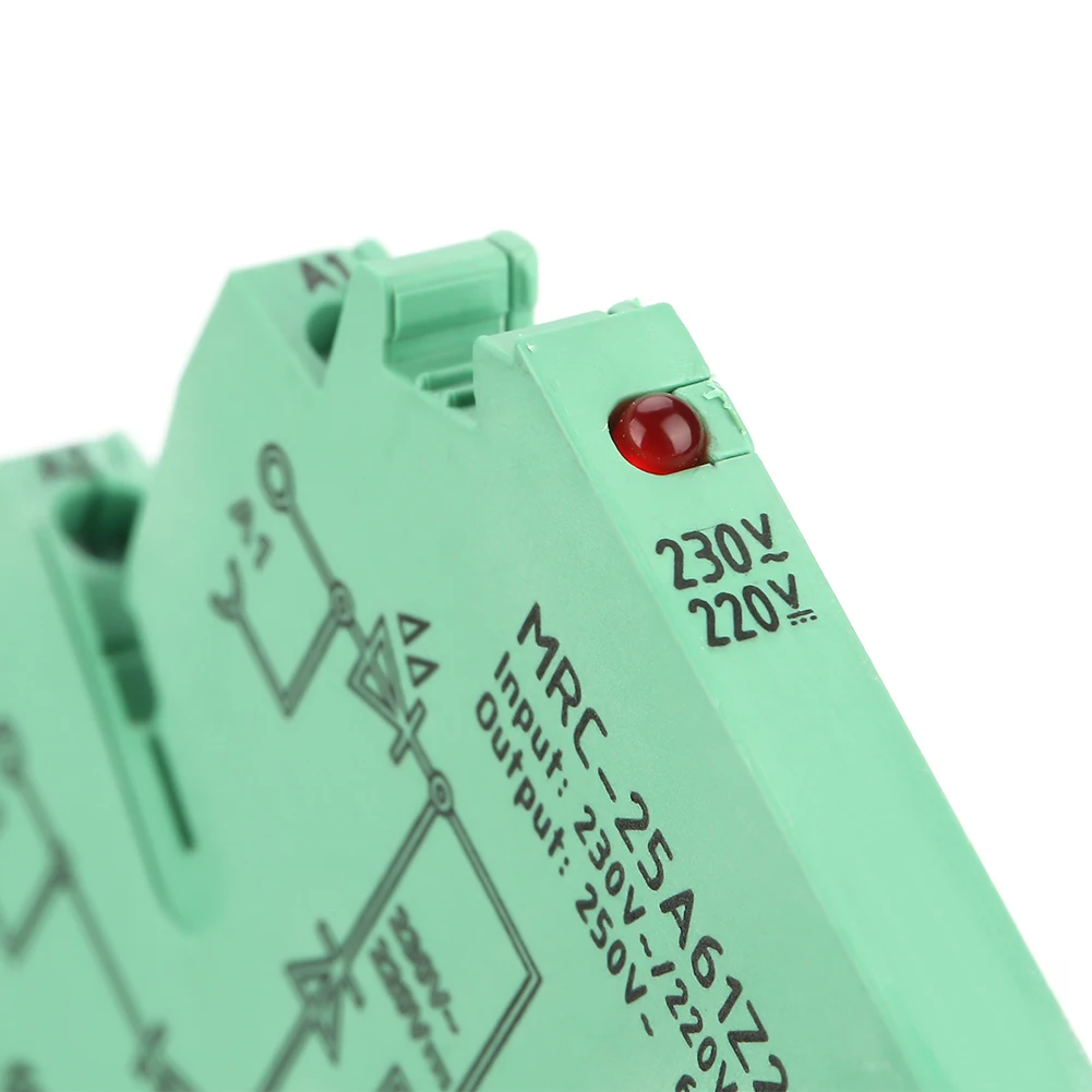 Interface Relay Module PLC Relay MRC-25A61Z230 PLC Electromagnetic Contact Interface Relay Module Input 230VAC/220VDC 1NO 1 NC