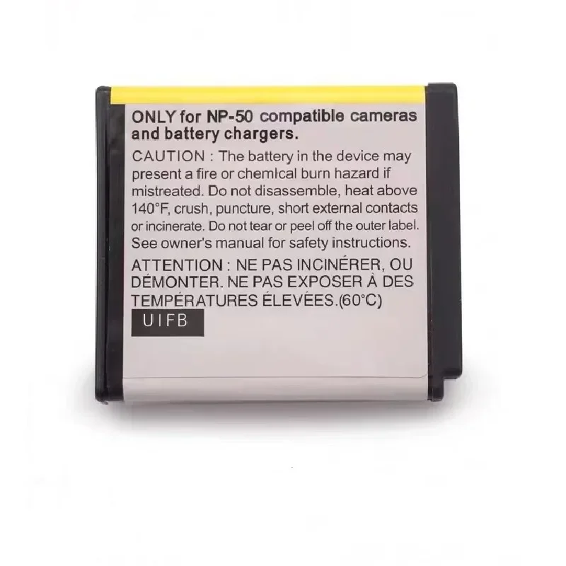 100%Original 940mAh for Fujifilm NP50 F50 F60 F75 F85 X20 X10 F505 F600 F605 F665 F775 XF1 F100fd F200EXR F305EXR Camera Battery