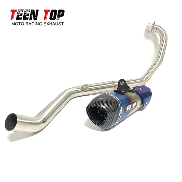 For Honda CB190R CB190X CB190F CBF190TR Exhaust System Motobike Front Link  Pipe Slip On Motocycle Exhaust Muffler Escape Moto - AliExpress