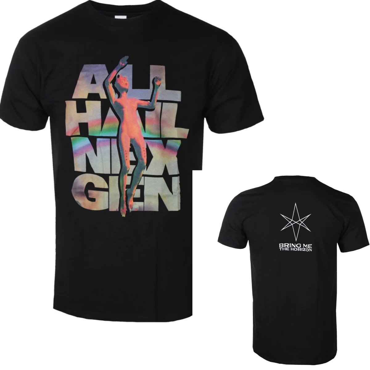 2026 Bring Me The Horizon Graphic Cotton Band T-shirt Unisex Summer Short Sleeve Fashion Brand Tee Luxury Casual Vintage Tees