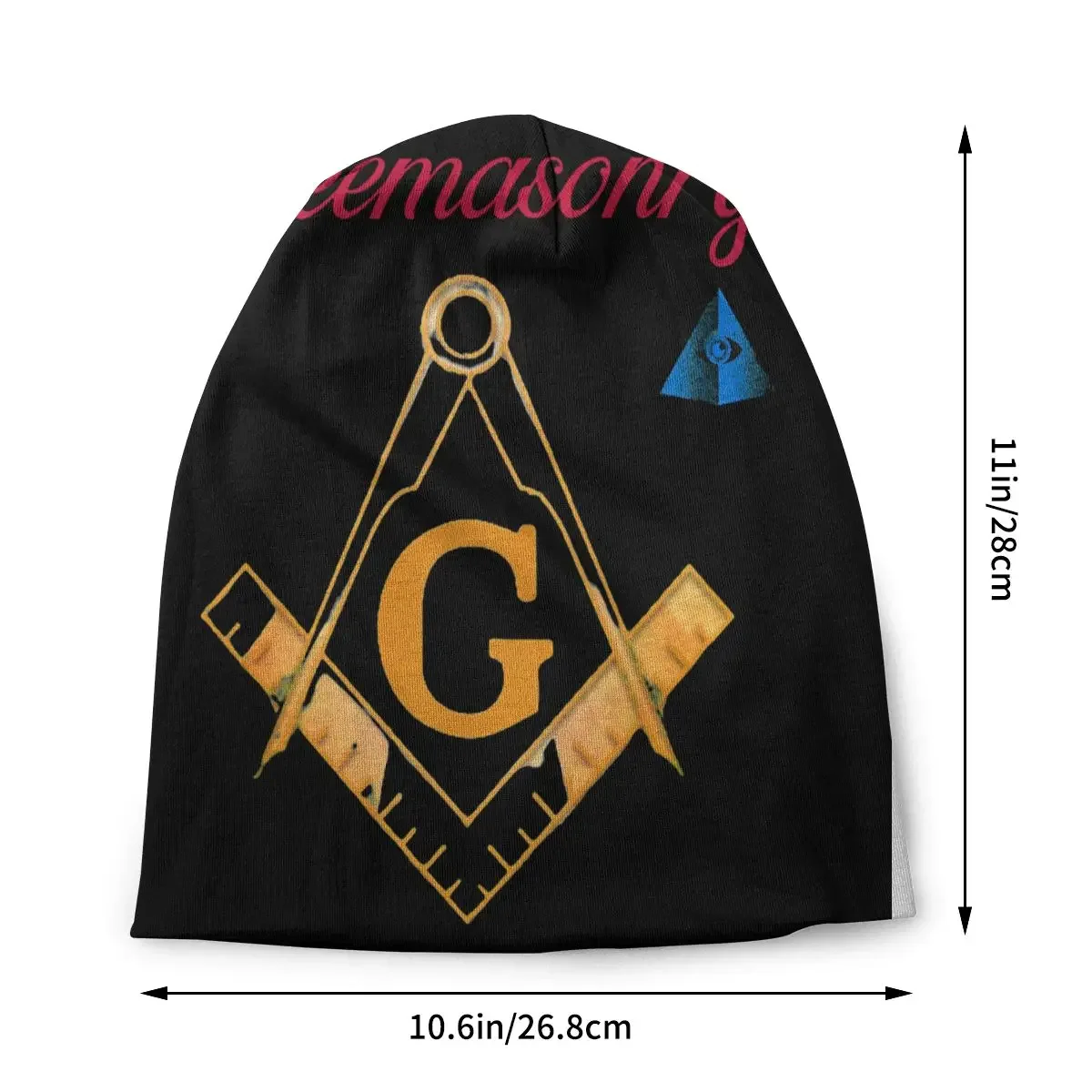 Bonnet Hats Freemasonry Men Women's Knitting Hat Masonry Refers To Fraternal Organizations  Cap Beanies Thermal Elastic Caps