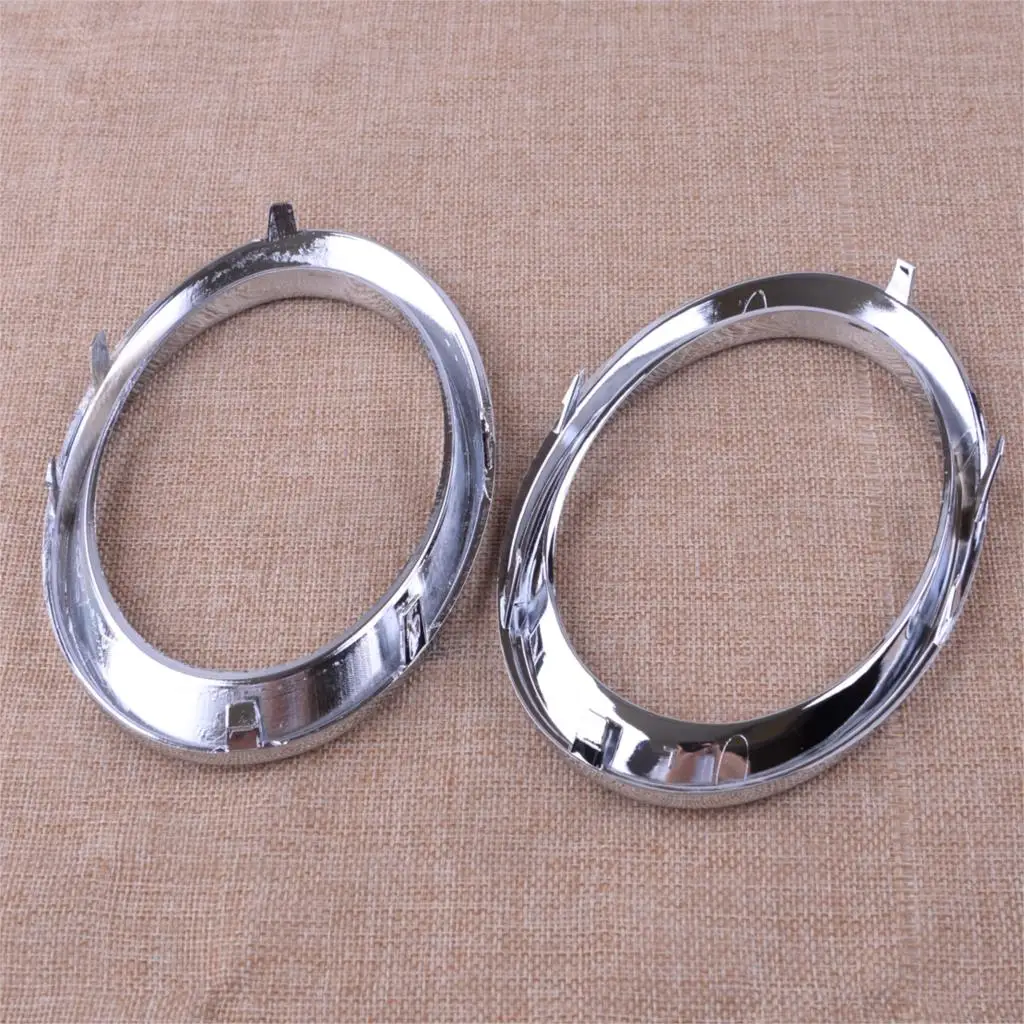 2Pcs Chrome Front Fog Light Lamp Cover Trim Car Styling Fit for Audi Q5 2010 2011 2012