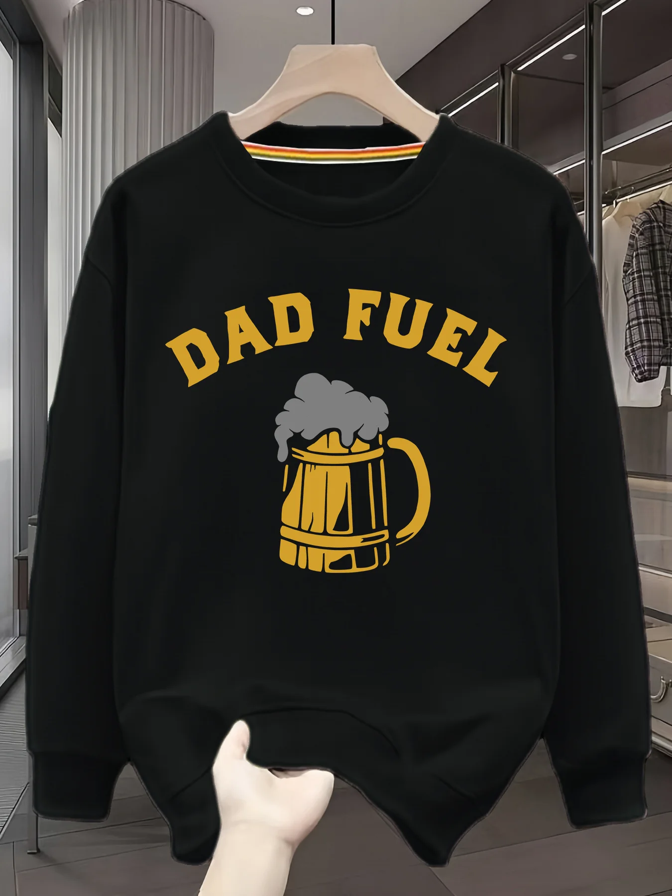 

Мужская повседневная и модная толстовка с уникальными аниме-принтами монстров — пуловер с круглым вырезом, подходит для повседневного ношения.