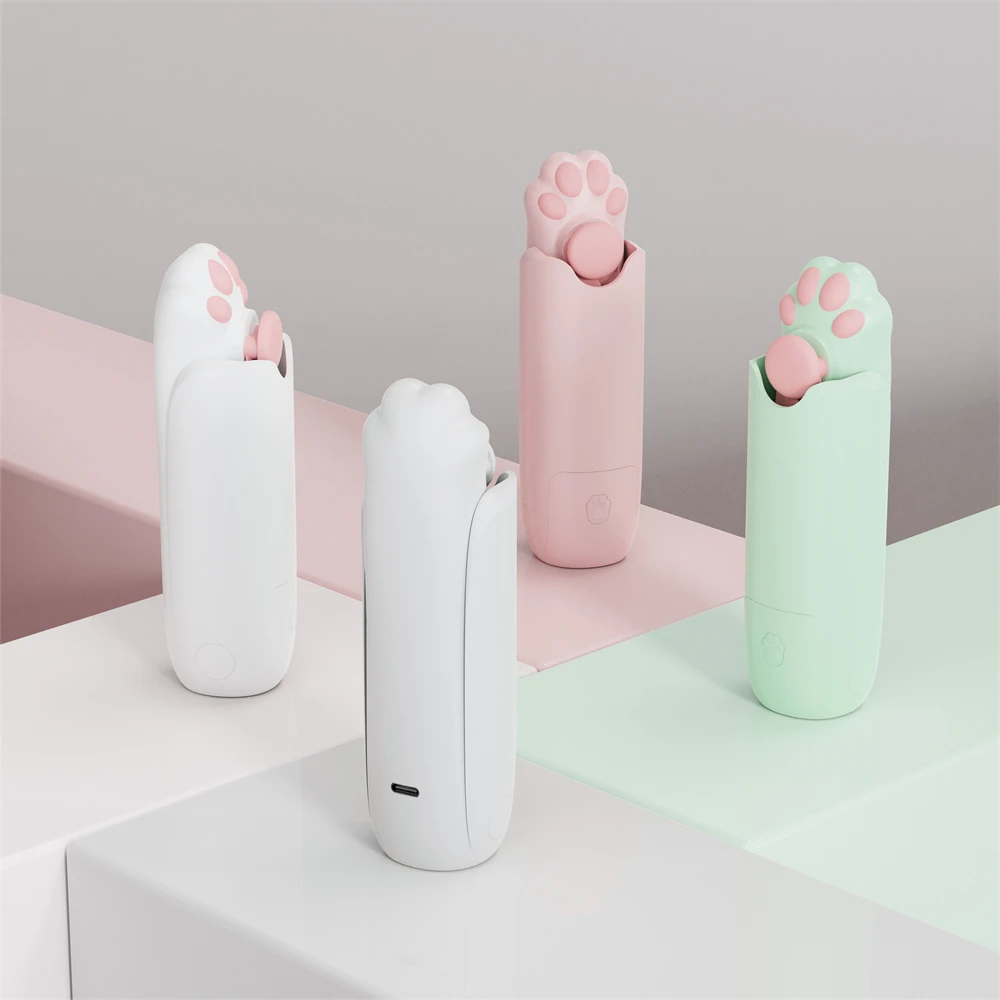 1200mAh Mini Portable FansHandheld USB Rechargeable Quiet Handheld FanAir cooler Outdoor Travel Hand Fans ventilation Fan