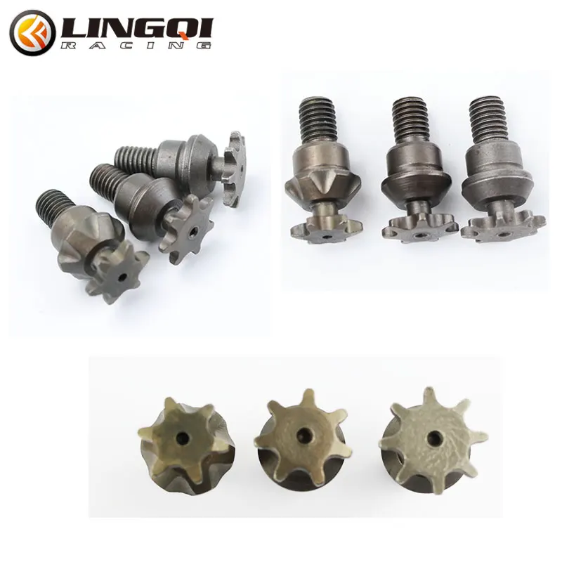 LING QI Motorcycle T8F  Front Pinion Sprocket 8T 7T 6T Tooth Clutch Drum Gear Box For 47CC 49CC Mini Moto Pocket Dirt Pit Bike