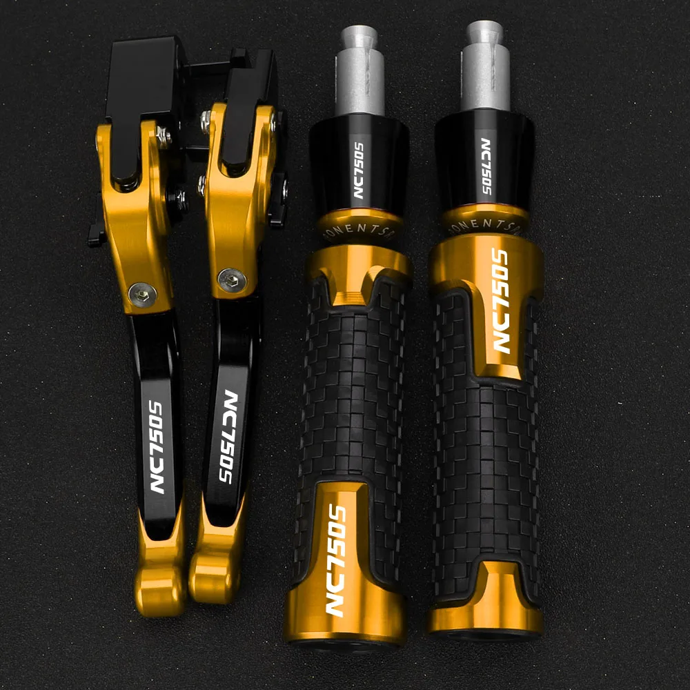 Motorcycle CNC Accessories Adjustable Brake Clutch Levers Handlebar Hand Grips Ends FOR HONDA NC750S NC 750 S 750S 2014 2015