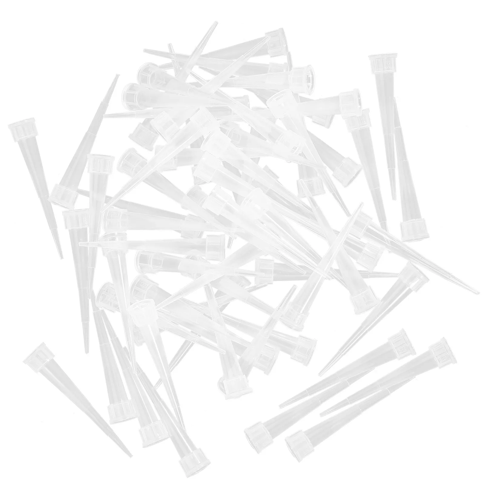 100Pcs Transparent Plastic Floral Tube Holder for Flower Mud Fixation DIY Flower Arranging Tools Artistic Floral Design Supplies