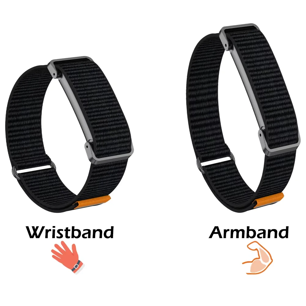 Replacement Nylon Active Band for Google Fitbit Air Fitness Tracker Bicep Arm Ankle Strap Adjustable Sport Workout Wristband