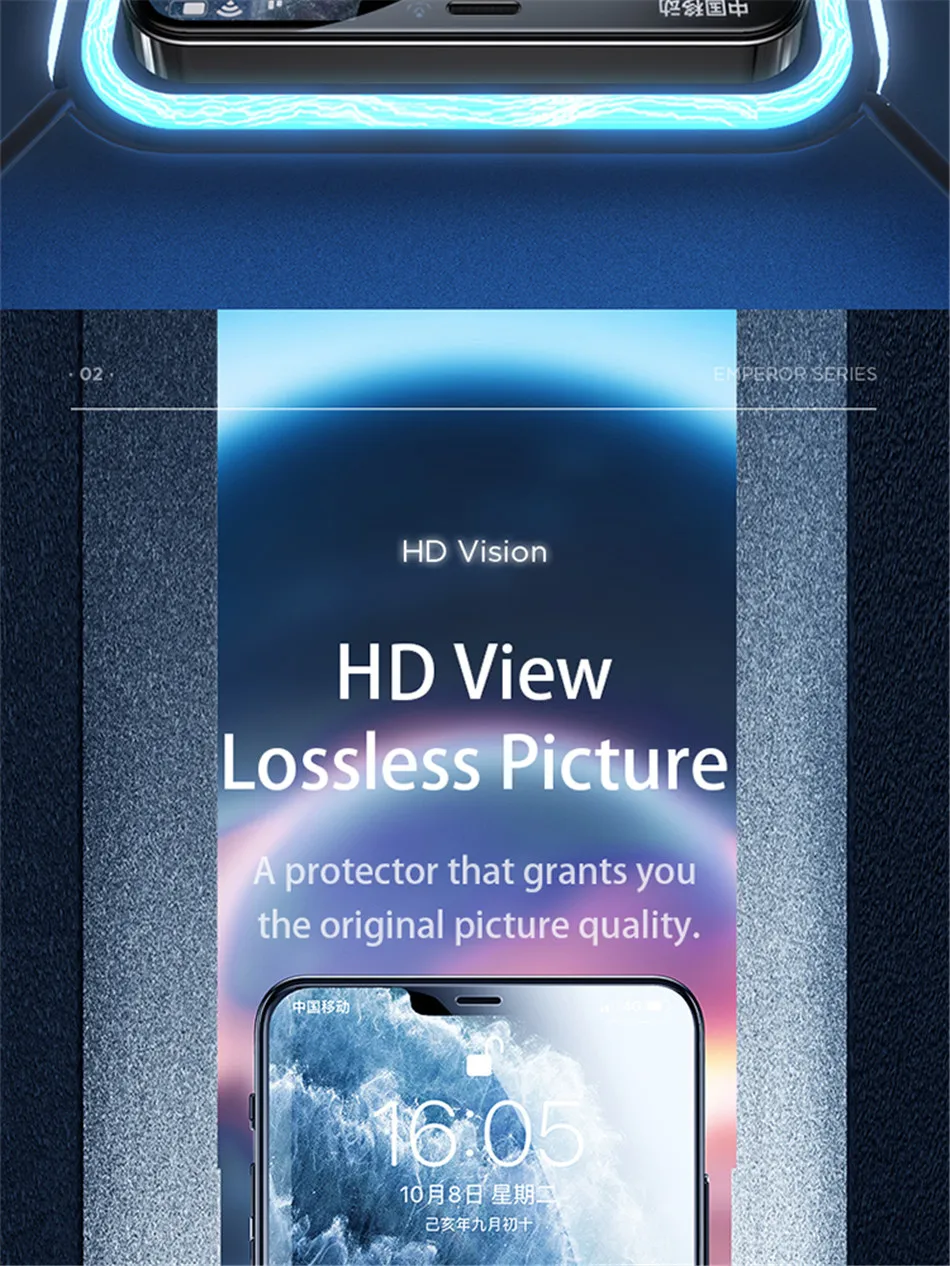 Remax HD Tempered Glass Screen Protector For iPhone 18Pro 18ProMax For iPhone 17 17Pro 17ProMax For iPhone 16/15/14/13 Series