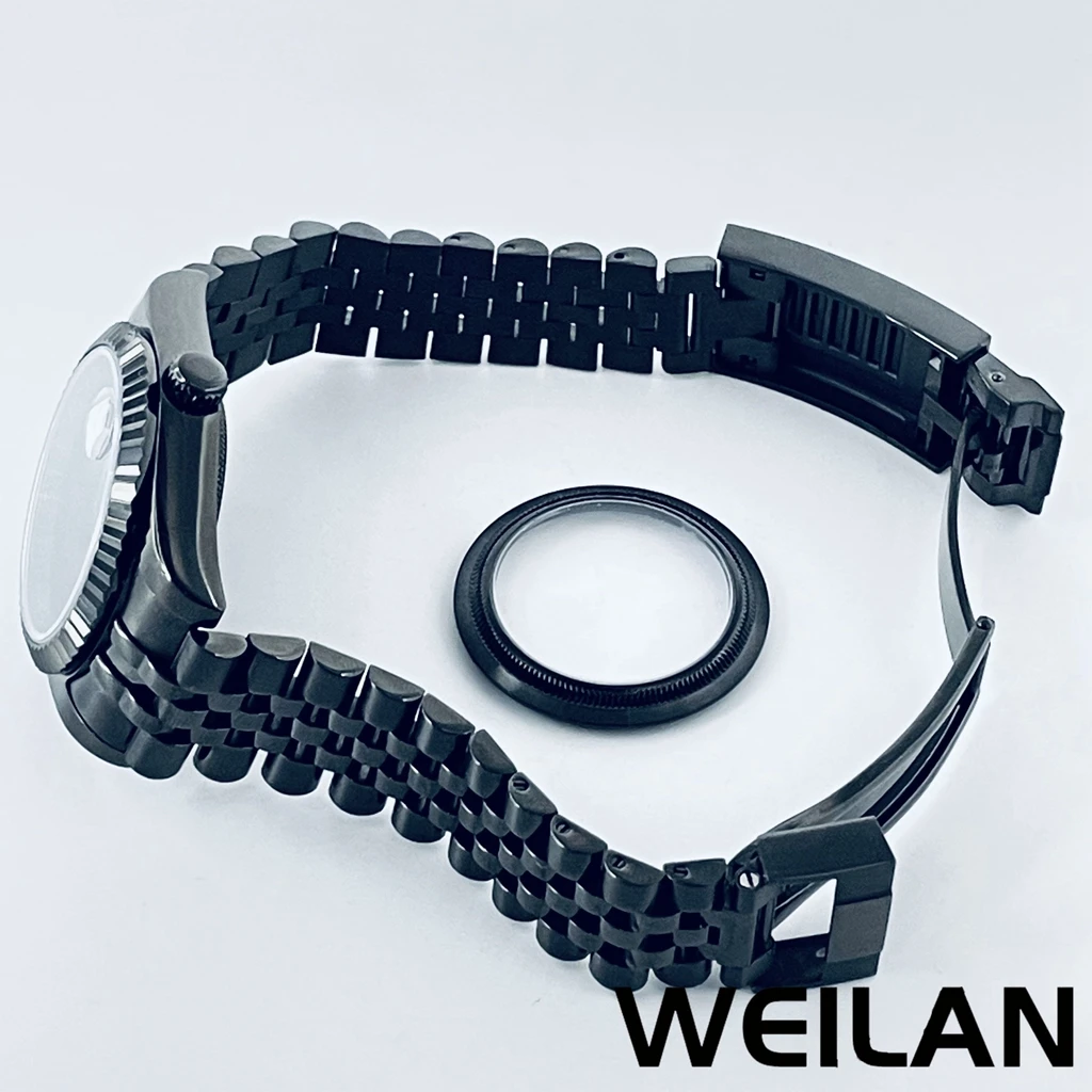 36mm 40mm Black NH34 NH35 NH36 NH38 NH39 NH70 NH72 ETA2824 PT5000 Watch Case Top Waterproof Sapphire Crysta