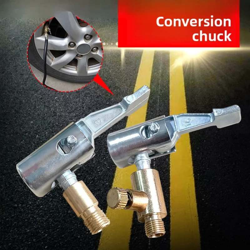 

Car Maintenance Push-type Inflatable Hose Inflator Connector Accessories Inflator Nozzle Quick Inflator Tire Pressure