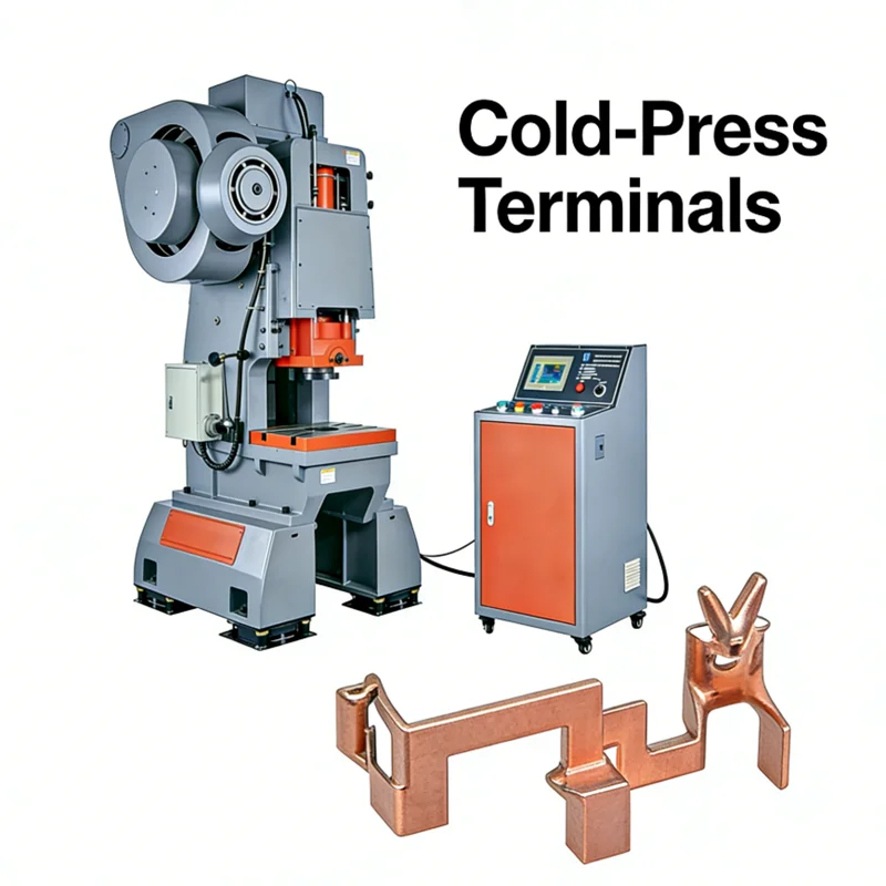 45 Ton C Frame High Speed Precision Press Machine with Three Guide Column for Cold Press Terminal Processing