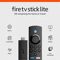 Amazon Fire TV Stick Lite Original, Control Remoto por Voz Alexa, Reproductor Multimedia de Transmisión en Alta Definición