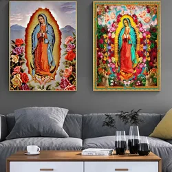 5D Diy Diamond Painting Cross Stitch Kits Diamond Embroidery Our Lady of Guadalupe Virgin home decor Mother nature god